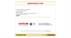 Desktop Screenshot of gatewayit.com